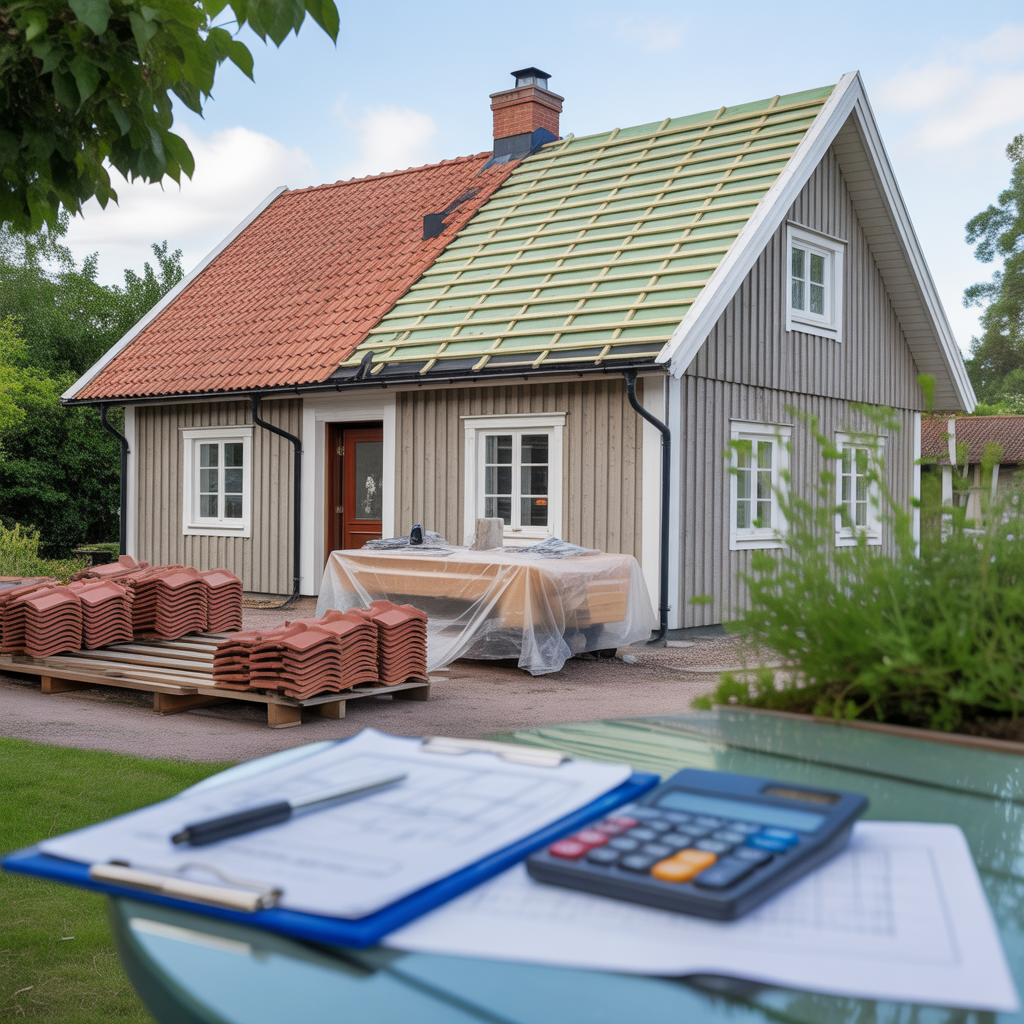 2.Sa planerar du takbytet for att halla budgeten