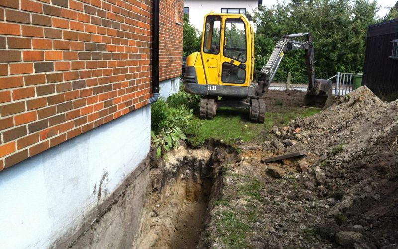 Dränering & Tilläggsisolering Husgrund